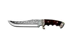 Bora 509 C Black Bear Ceviz Saplı Gravürlü Bıçak