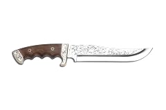 Bora 509 C Black Bear Ceviz Saplı Gravürlü Bıçak